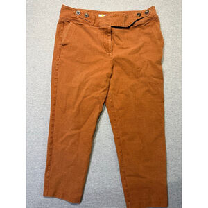 Women's Boden Burnt Orange Ankle & Cropped Pants Size 16